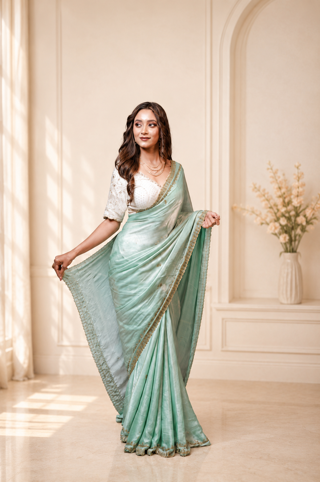 PURE TISSUE WITH KATDANA WORK