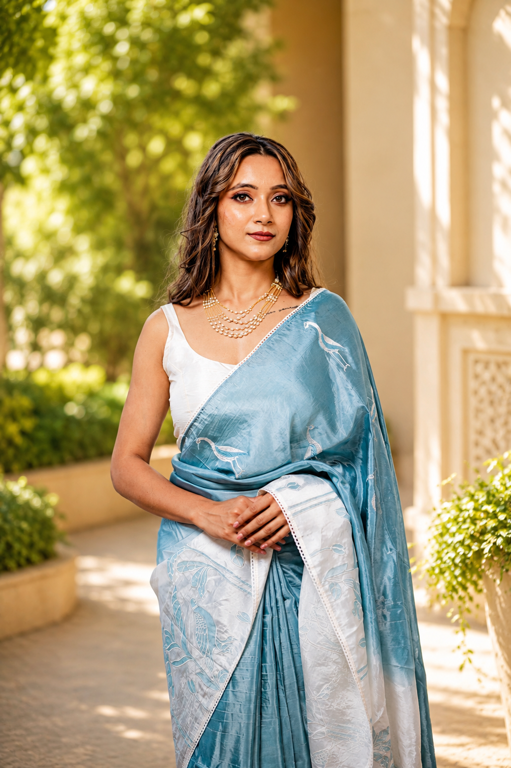 PURE TISSUE ( SKY AND WHITE)